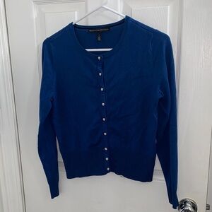 White House Black Market Royal Blue Cardigan
